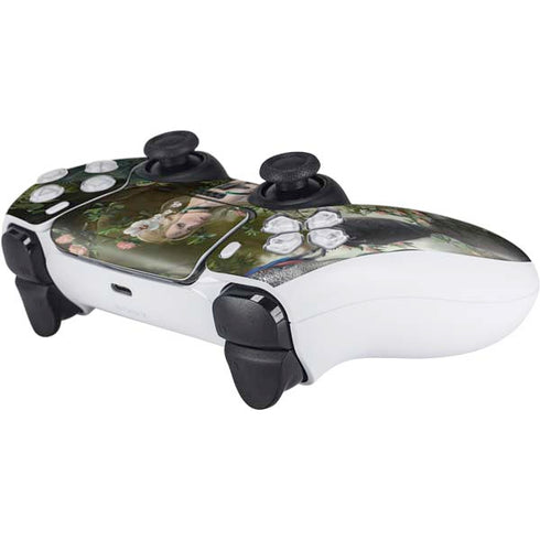 Woman with Peacocks by Nene Thomas PS5 Controller Skin